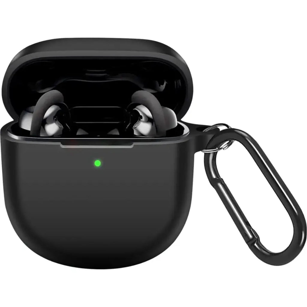 SAHARA - Anti-Slip Silicone Case for Bose QuietComfort II and QuietComfort Ultra Headphones - Black
