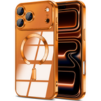 Entronix [Magnetic] Case Compatible with iPhone 17 Pro - [Clear Back] Luxury Glossy Cover