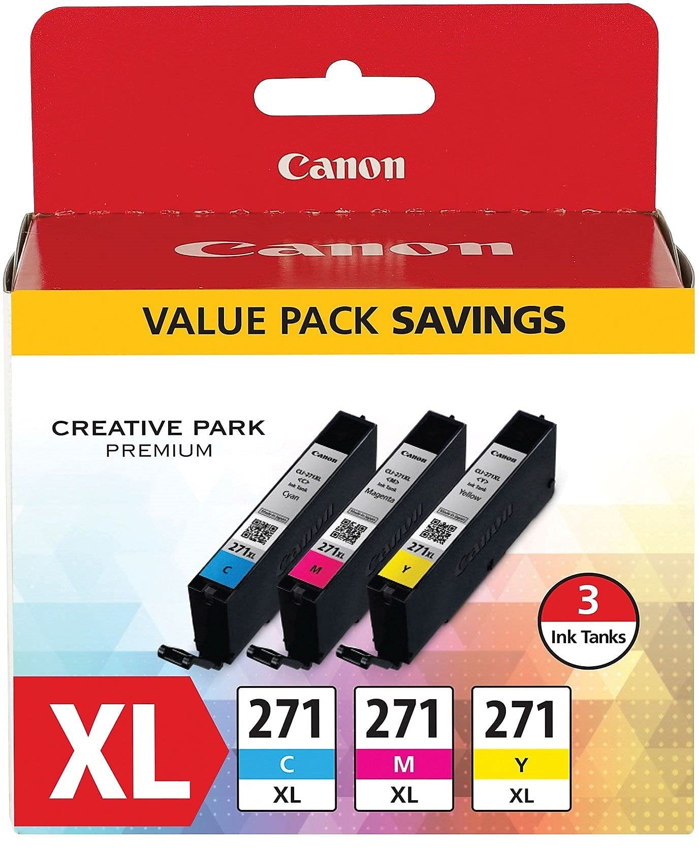 Canon CLI-271XL 3-Pack High-Yield