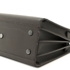 Grained Calfskin Baby Sac De Jour Fog