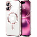Entronix [Magnetic] Case Compatible with iPhone 17 - [Clear Back] Luxury Glossy Cover