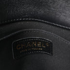 Velvet Quilted Crush On Chains Flap Bag Black