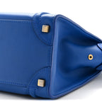 Smooth Calfskin Micro Luggage Royal Blue