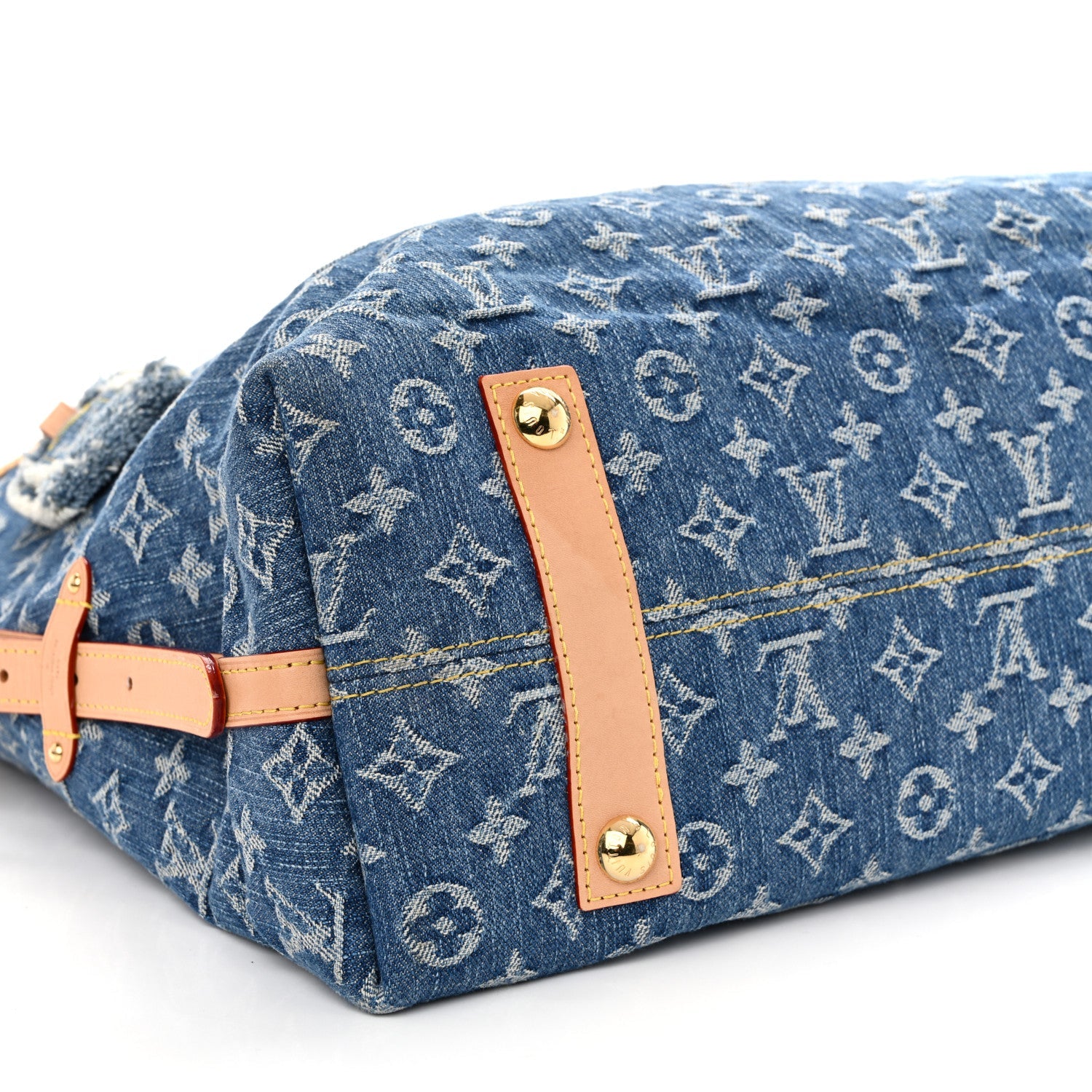 Monogram Denim CarryAll MM Blue