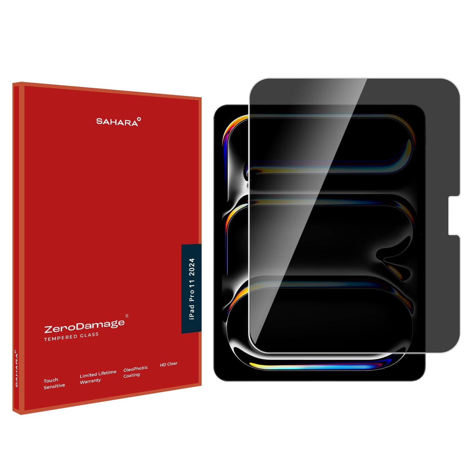 SAHARA - ZeroDamage Ultra-Strong+ Tempered Privacy Glass Screen Protector - iPad Pro 11" M4