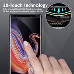 Entronix Clear Screen Protector Compatible with Galaxy Note 9/8 - 3-Piece Combo