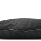 Nylon Monogram Small Flat Messenger Bag Black