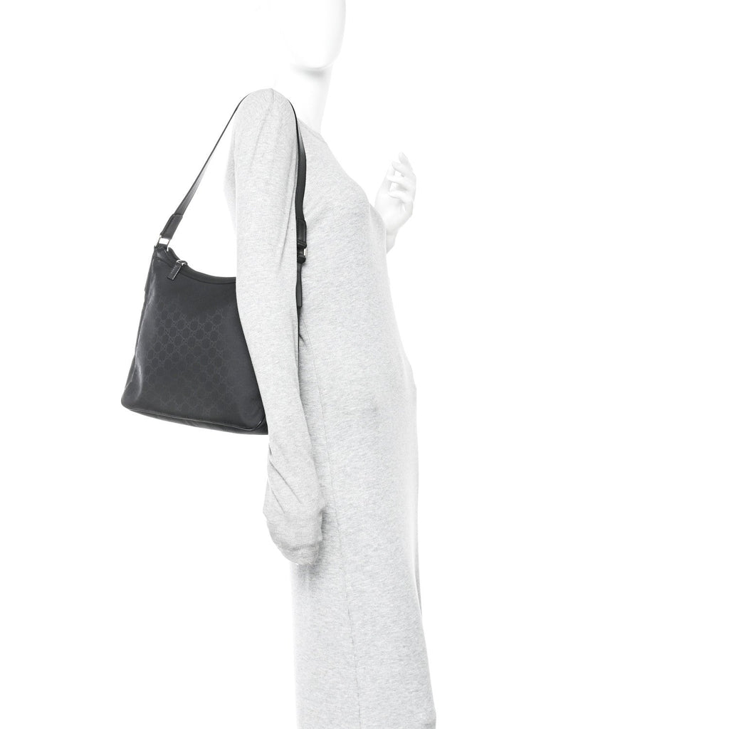 Canvas Shoulder Bag Black