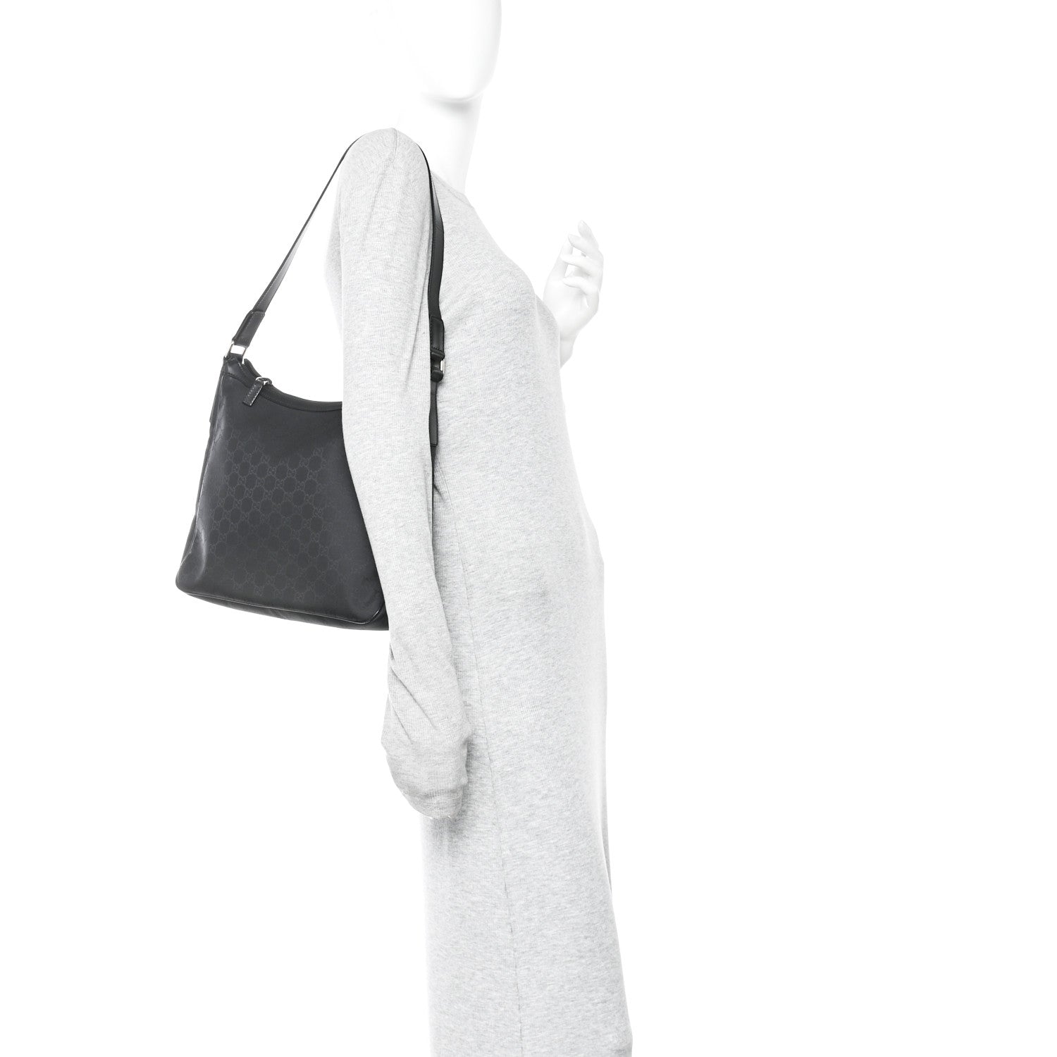 Canvas Shoulder Bag Black