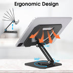 Portable Foldable 360° Rotating Tablet Stand