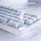 Attack Shark X68 HE Rapid Trigger 60% Wired Mechanical Gaming Keyboard with Adjustable Actuation and Hall Effect Magnetic Switch, 8KHz Response Rate - Black