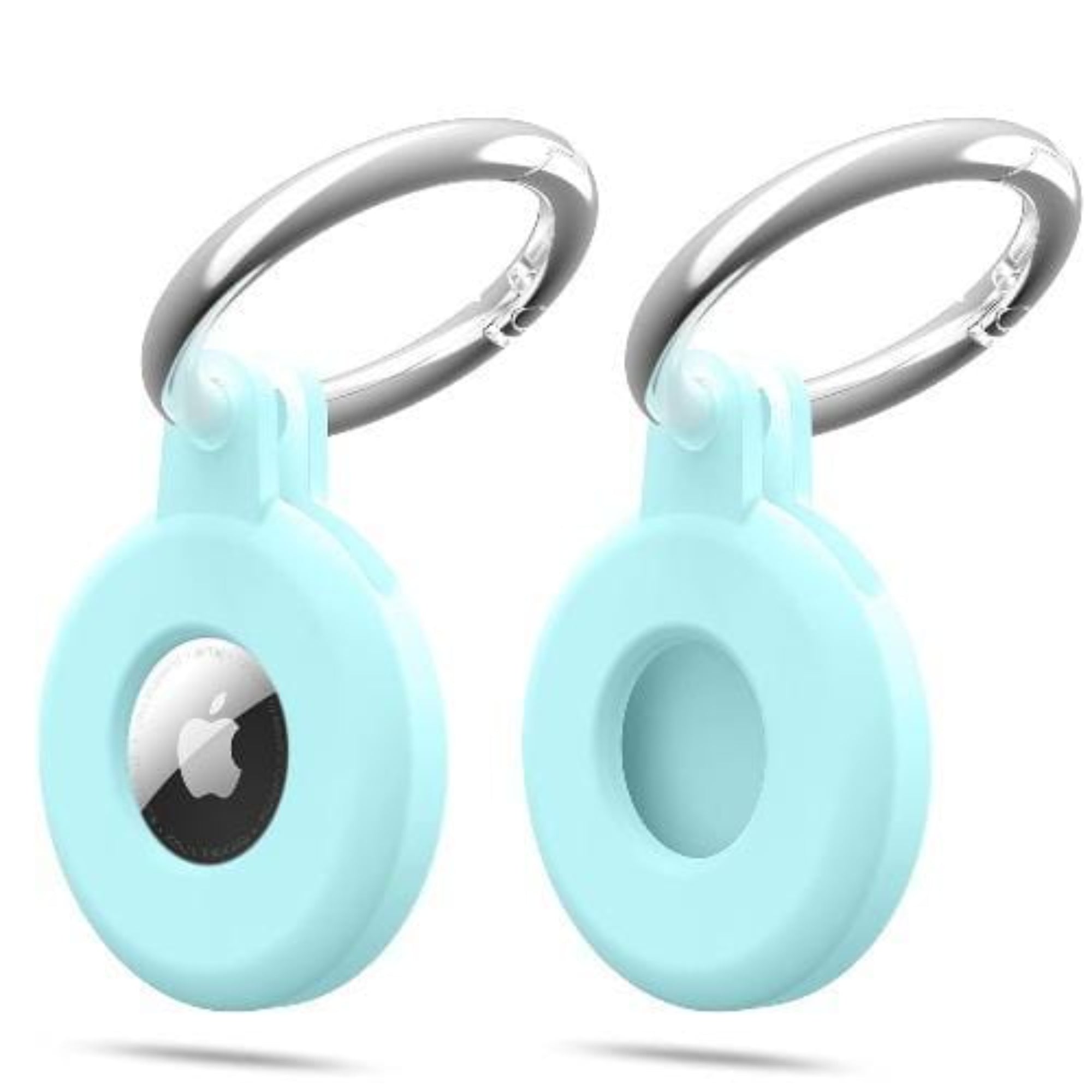 SAHARA - EasyClip Silicone Case for Apple AirTag - Glow Blue