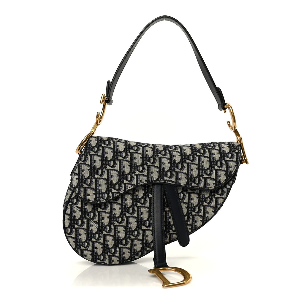 Oblique Saddle Bag Blue