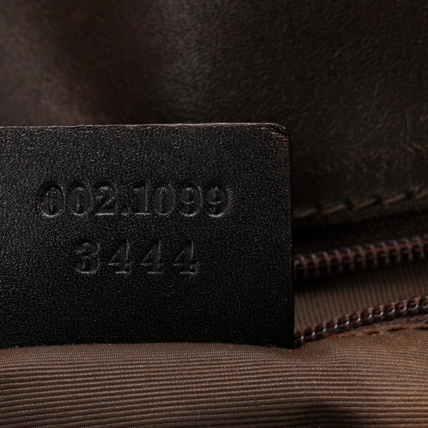 Monogram Small Bucket Tote Dark Brown