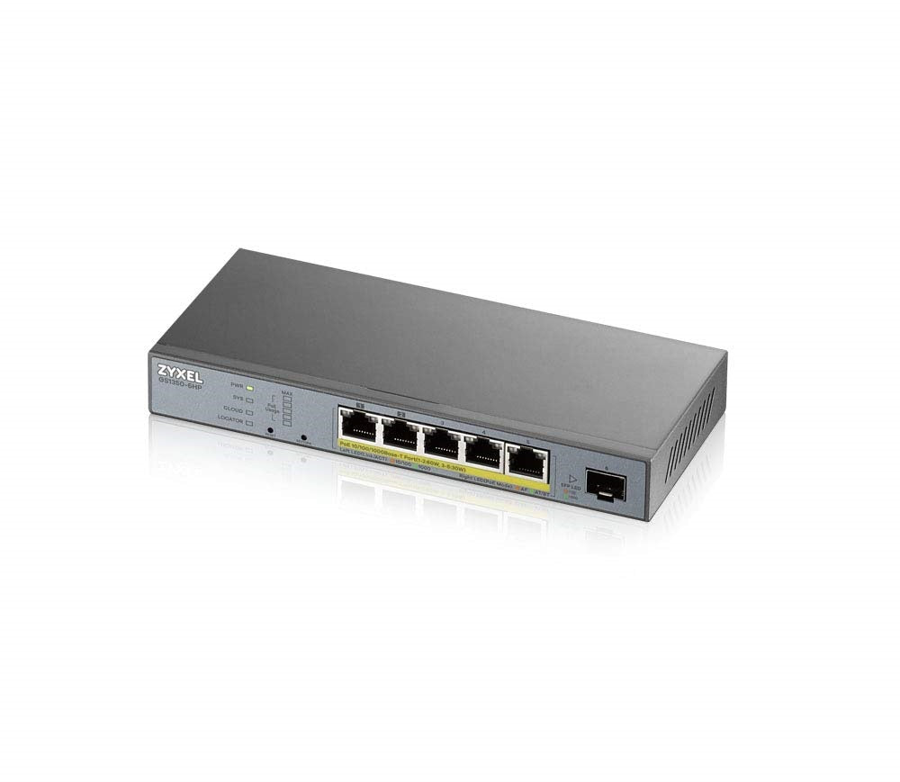 GS1350-6HP 5-Port Gigabit Smart