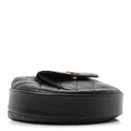 Caviar Quilted Polly Pocket Pouch Hobo Black