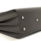 Grained Calfskin Baby Sac De Jour Fog