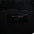Calfskin Matelasse Monogram Lou Camera Bag Black
