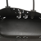 Calfskin Paris CL Logo Perforated Cabata Tote Rocket