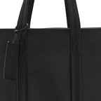 Grained Calfskin LV Aerogram Tote Black
