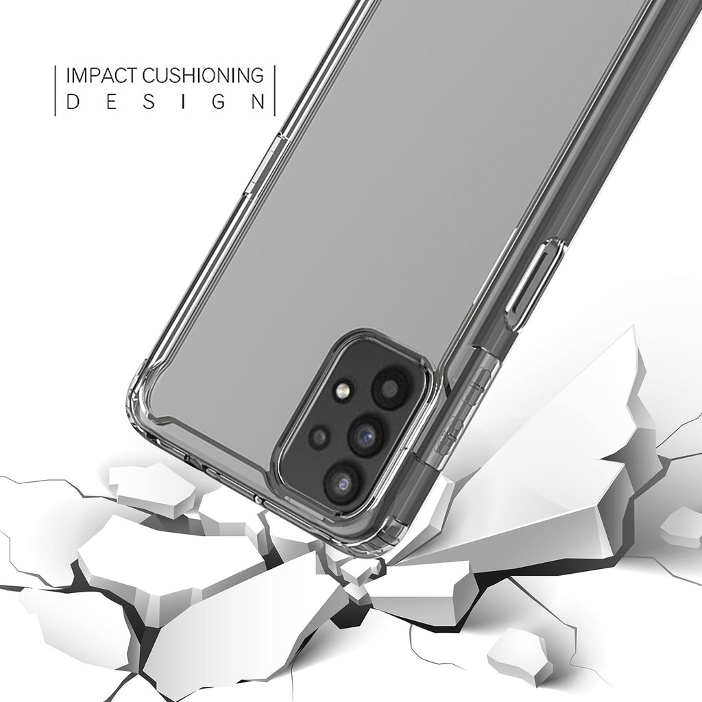 Reiko High Quality 2X Clean Pc And Tpu Bumper Case In Clear For Samsung Galaxy A14 5G