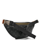 Monogram Eclipse Epi Gaston Label Discovery Bumbag Black Savan Yellow