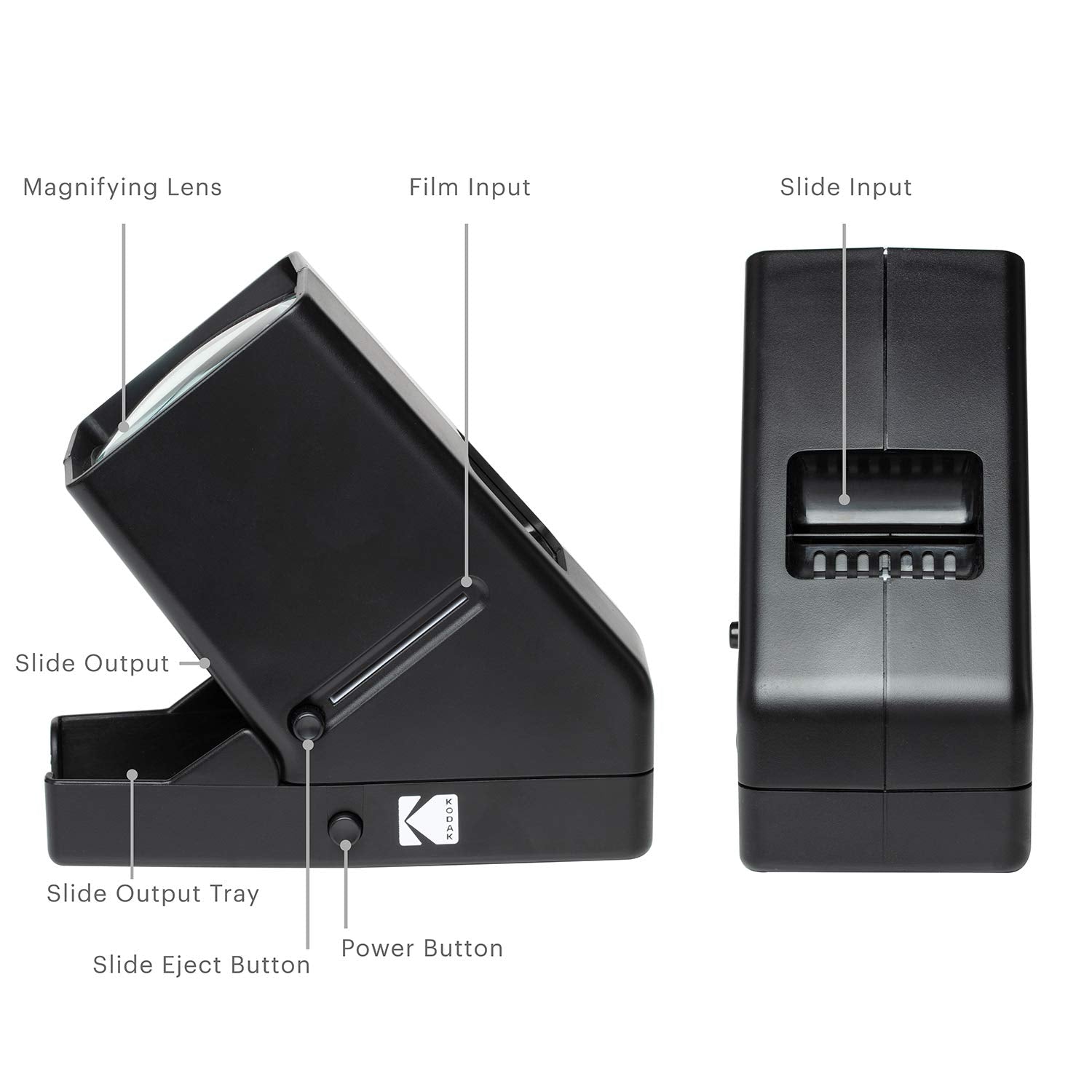 Kodak 35mm Film and Slide Viewer, Photo Slide Viewer with 3X Magnification for 35mm Slides & Film