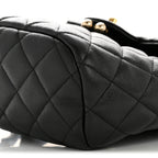 Caviar Quilted Mini Urban Spirit Backpack Black
