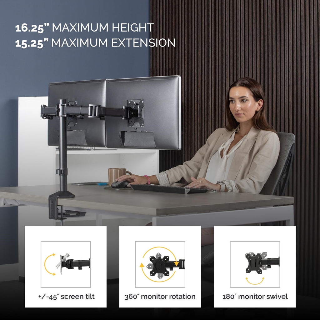 Reflex Dual Monitor Arm