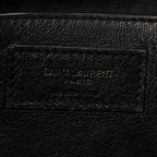 Crinkled Lambskin Matelasse Monogram Baby Niki Chain Satchel Seawood