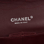 Lambskin Quilted Jumbo Double Flap Black