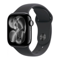 Apple Watch Series 11 42mm Cell Jet Black Case w Black Sport Band S/M MF834LW/A