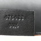 Calfskin Matelasse Super Mini GG Marmont Shoulder Bag Black