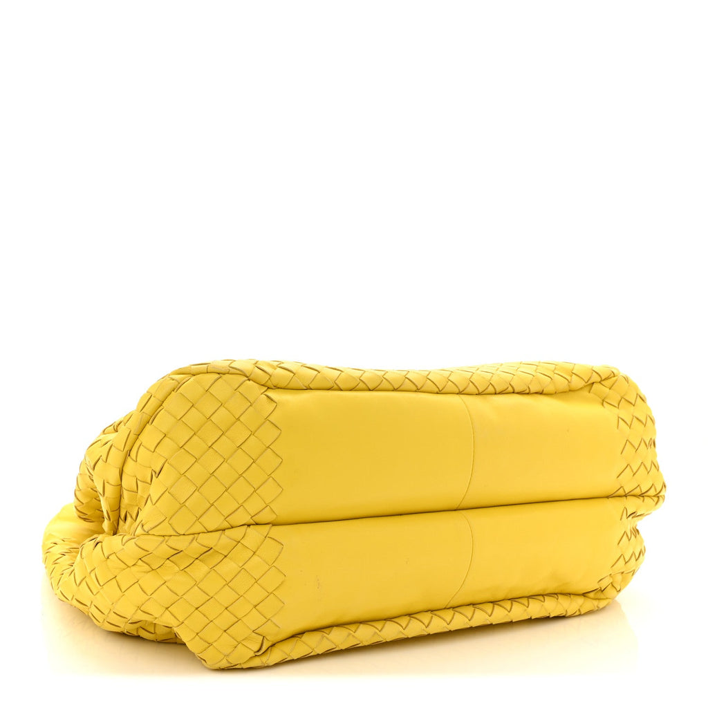 Nappa Intrecciato Medium Campana Buttercup
