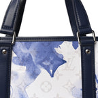 Monogram Watercolor New Tote GM Blue