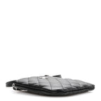 Lambskin Quilted Uniform Crossbody Bag Black