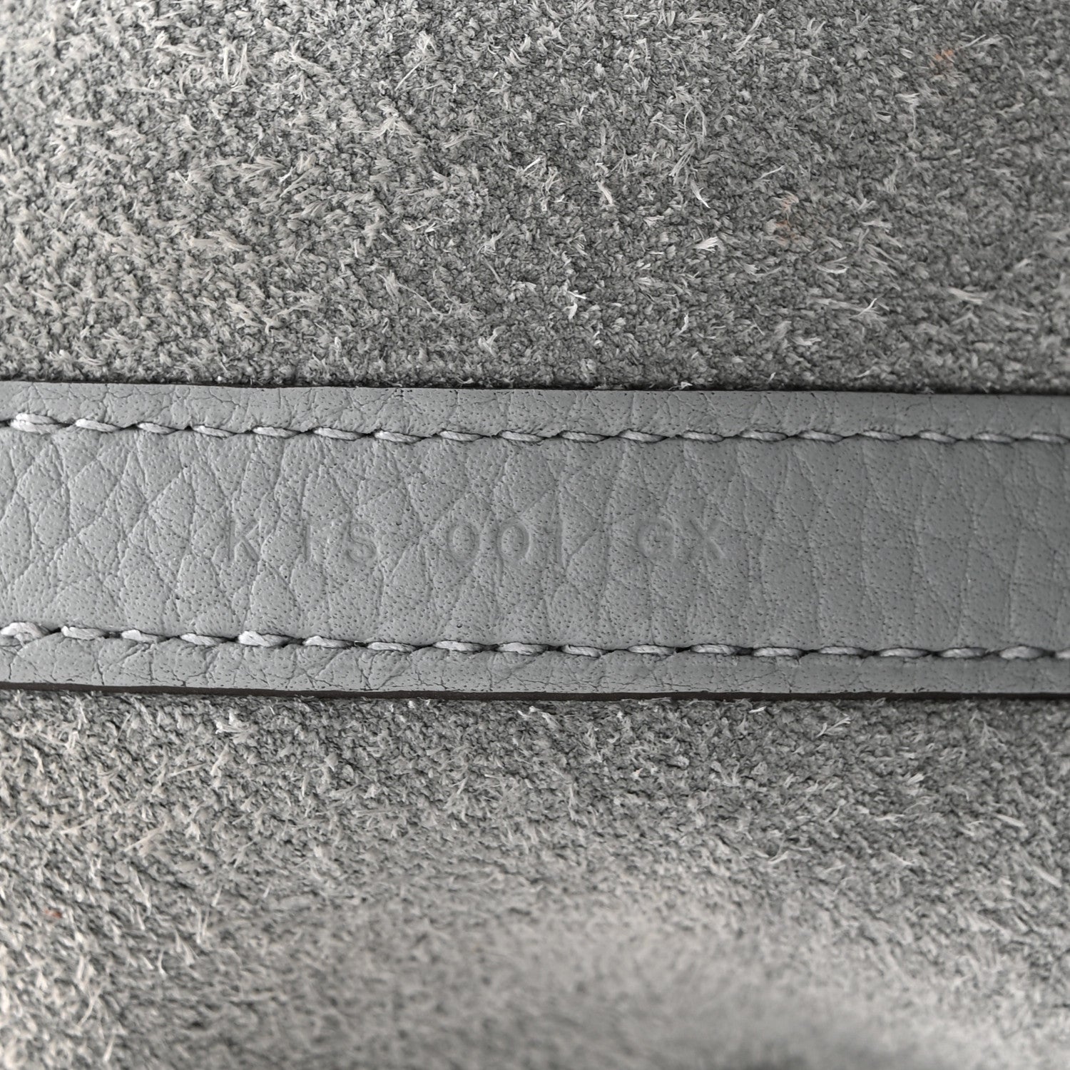 Taurillon Clemence Picotin Lock 22 MM Gris Pantin