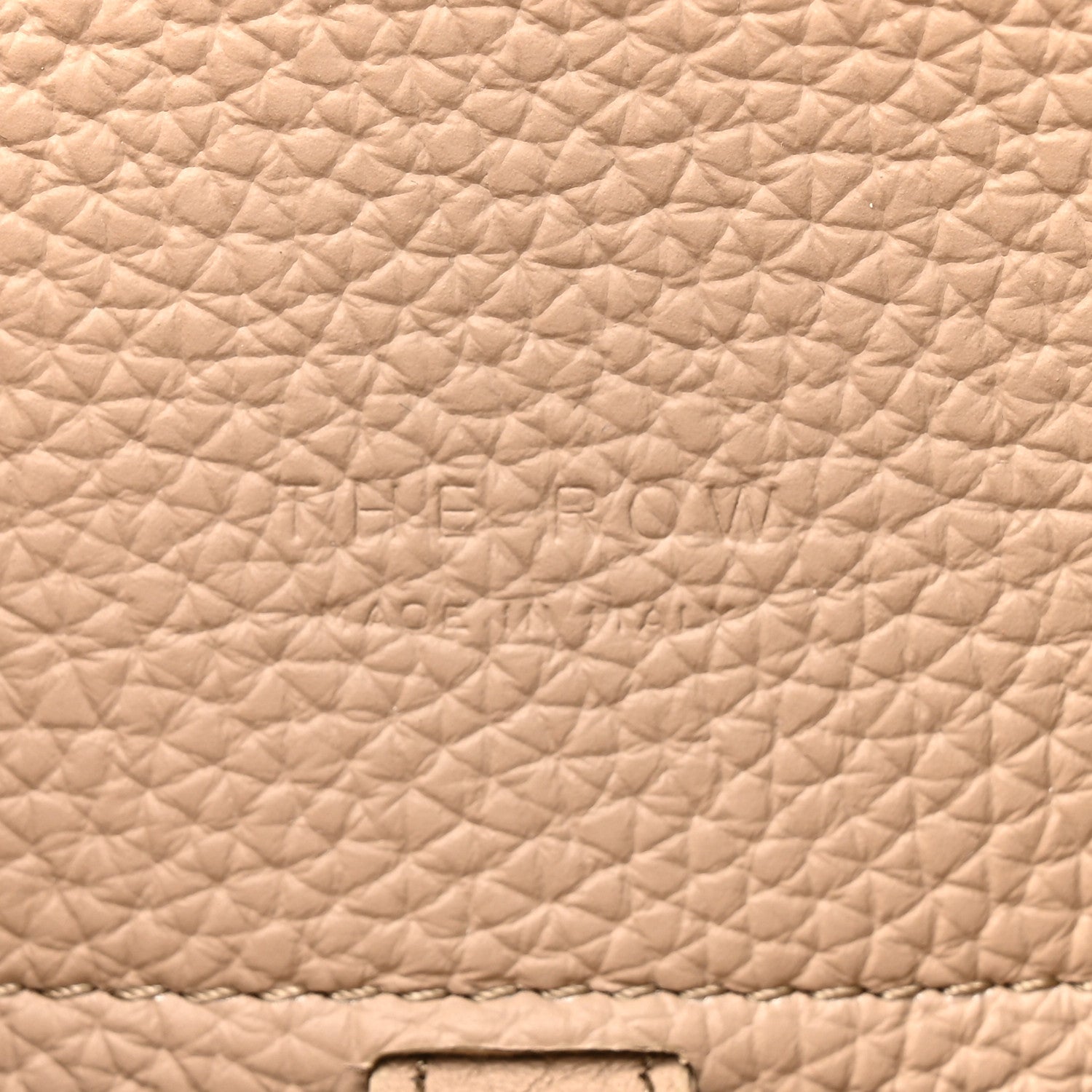 Grained Calfskin Soft Margaux 10 Bag Dark Taupe