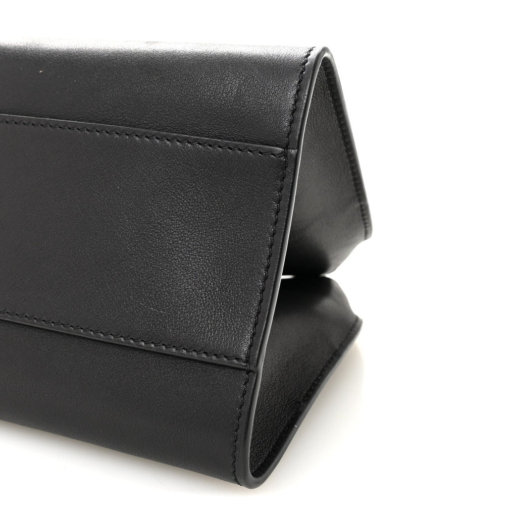 Smooth Calfskin Peggy Bag Black