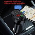 Entronix FM Transmitter & USB Charger - Multifunctional Car Adapter