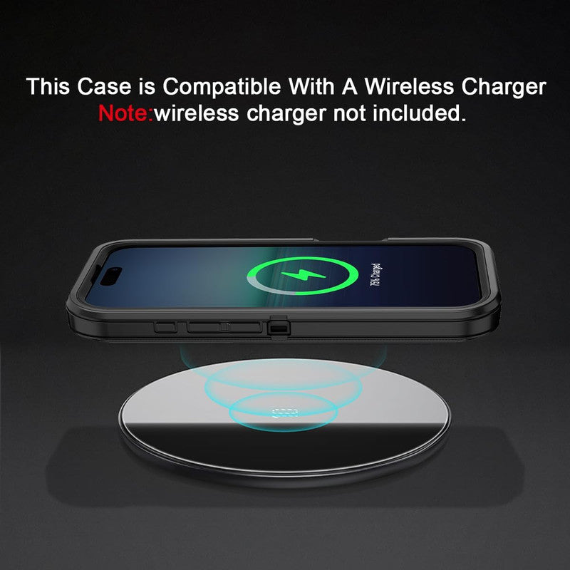 Entronix Bundle Compatible with iPhone 17 Pro - Heavy Duty Case & 1 Clear Screen Protector