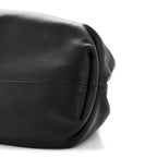 Smooth Butter Calf The Pouch Oversized Clutch Black