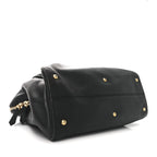 Vitello Dolce Marmol Large Chameleon Tote Black