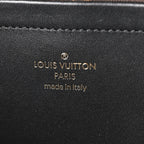 Calfskin Monogram Embossed Utility Crossbody Black