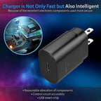 Entronix 25W USB-C Wall Charger - 2-Pack Fast Charging Adapter for iPhone, Pixel, and Galaxy