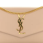 Grain De Poudre Monogram Uptown Chain Wallet Taupe