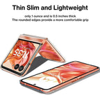 Entronix [Magnetic] Case Compatible with Moto Razr Plus 2025 - [Hard Back] Slim Clear