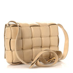 Nappa Maxi Intreccio Padded Cassette Crossbody Bag Porridge