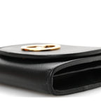 Roxy Calfskin Medium Blondie Chain Wallet Black