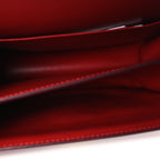 Box Calfskin Teen Classic Box Flap Bag Red